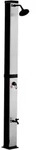 Home Deluxe Solardusche, Nickel, Schwarz, Metall, Kunststoff, 19x19x217 cm, Freizeit,