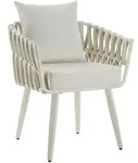 tectake Aluminium, Beige, Kunststoff, 62.5x75x65.5 cm, Gartenm&ouml;bel,...