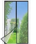 Fliegengitter, Schwarz, Kunststoff, 22x32x5.5 cm, Wohntextilien, Gardinen &