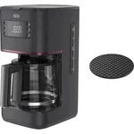 AEG Filterkaffeemaschine Design Collection, Schwarz, Kunststoff, 1,25 L,1250 ml,