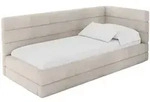 Altdecor Einzellbett, Ecru, Textil, 90x200 cm, Kinderzimmer & Jugendzimmer,