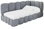 Altdecor Einzellbett, Grau, Textil, 90x200 cm, Kinderzimmer & Jugendzimmer,