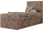MKS Jugendbett, Braun, Textil, 1-Sitzer, Rechteckig, 200x90 cm, Kinderzimmer &