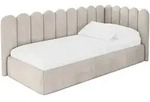Altdecor Einzellbett, Ecru, Textil, 80x200 cm, Kinderzimmer & Jugendzimmer,