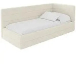 Altdecor Einzellbett, Champagner, Textil, 90x200 cm, Kinderzimmer &...