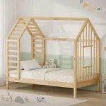 Ml-Design Kinderbett, Natur, Holz, Kiefer, Rechteckig, 80x160 cm, Kinderzimmer &