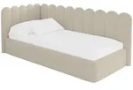 Altdecor Einzellbett, Taupe, Textil, 80x200 cm, Kinderzimmer & Jugendzimmer,