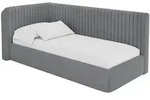 Altdecor Einzellbett, Schiefer, Textil, 80x200 cm, Kinderzimmer & Jugendzimmer,