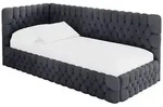 Altdecor Einzellbett, Titan, Textil, 80x200 cm, Kinderzimmer & Jugendzimmer,