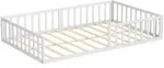 VitaliSpa Bodenbett, Wei&szlig;, Metall, Rechteckig, Kinderzimmer & Jugendzimmer,