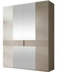 Mirjan24 Kleiderschrank, Beige, Kunststoff, 3 Schubladen, Rechteckig,...