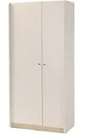 Beautysofa Dreht&uuml;renschrank, Beige, Holzwerkstoff, 90x195x52 cm, Schlafzimmer,