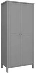ebuy24 Kleiderschrank, Grau, Holzwerkstoff, 89x195x50 cm, Schlafzimmer,