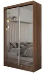 Masseno Schwebet&uuml;renschrank, Nussbaum, Holzwerkstoff, 3 F&auml;cher, 2 Schubladen,