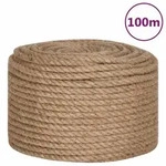 vidaXL Seil, Braun, Naturmaterialien, Zylindrisch, 1x1x10000 cm, Freizeit,