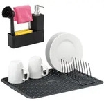 eluno Sp&uuml;l-Set, Schwarz, Kunststoff, 28x9x9 cm, Kochen, K&uuml;chenhelfer, Sonstige