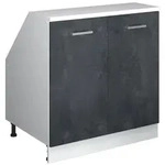 Vicco Dachschr&auml;genschrank, Schwarz, Wei&szlig;, Holzwerkstoff, 1 F&auml;cher,...