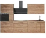 Vicco K&uuml;chenzeile, Eiche, Eiche, Holzwerkstoff, Rechteckig, 310x206.8x60 cm,