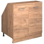 Vicco Dachschr&auml;genschrank, Eiche, Eiche, Holzwerkstoff, 1 F&auml;cher, Rechteckig,