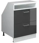 Vicco Dachschr&auml;genschrank, Anthrazit, Wei&szlig;, Holzwerkstoff, 1 F&auml;cher, 2...