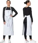 Zollner Sch&uuml;rze, Wei&szlig;, Textil, 80x100 cm, Kochen, Geschirrt&uuml;cher & Sch&uuml;rzen,