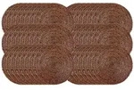 Ritzenhoff Breker Platzmatten, Dunkelbraun, Naturmaterialien, Rund,...