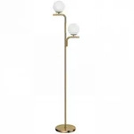 Homcom Stehlampe, Gold, Metall, F, 28x170x33 cm, Lampen & Leuchten,...