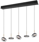 Trio Leuchten Led-H&auml;ngeleuchte Guano, Braun, Schwarz, Metall, F, 13x200x100 cm,
