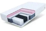 FDM Taschenfederkernmatratze, Wei&szlig;, Textil, H2 + H3, F&uuml;llung:...
