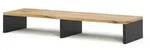 Vicco Monitorst&auml;nder, Anthrazit, Eiche, Holzwerkstoff, Rechteckig, 80x12x23.5...
