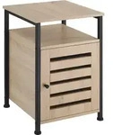 tectake Beistellschrank, Natur, Holz, 40.5x60.5x40.5 cm, Badezimmer,