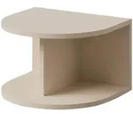 Mirjan24 Kinder-Nachttisch, Eiche, Holzwerkstoff, Rechteckig, 41x25x35 cm,
