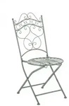 CLP Gartenklappstuhl, Gr&uuml;n, Metall, 40x92x50 cm, Gartenm&ouml;bel, Gartenst&uuml;hle,