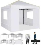Faltpavillon, Wei&szlig;, Textil, 300x320x300 cm, Sonnenschutz & Sichtschutz,...