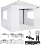 Faltpavillon, Wei&szlig;, Textil, 300x300x300 cm, Sonnenschutz & Sichtschutz,...