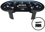 Home Deluxe Pokertisch, Schwarz, Holzwerkstoff, 106x215 cm, Spielzeug,
