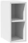 Mirjan24 H&auml;ngeschrank, Wei&szlig;, Holzwerkstoff, 1 F&auml;cher, Rechteckig, 23x50x35...