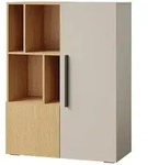 Mirjan24 Regal, Kaschmir, Eiche, Holzwerkstoff, Rechteckig, 91x118x40 cm,...