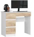 Raumhirsch Furniture Schreibtisch, Wei&szlig;, Holzwerkstoff, Rechteckig, 85x77x124...