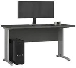 Raumhirsch Furniture Schreibtisch, Graphit, Holzwerkstoff, Rechteckig,...