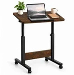 Relaxdays Laptoptisch, Mehrfarbig, Metall, Holzwerkstoff, Kunststoff, 60x90x40...