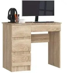 Raumhirsch Furniture Schreibtisch, Sonoma Eiche, Holzwerkstoff, Rechteckig,...
