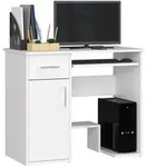 Raumhirsch Furniture Schreibtisch, Wei&szlig;, Holzwerkstoff, Rechteckig, 50x74x90...