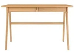 Visby Schreibtisch, Buche, Buchenholz, Rechteckig, 120x75.5x65 cm, Arbeitszimmer,