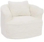 MCW Sessel, Wei&szlig;, Textil, 100x66x86 cm, Wohnzimmer, Sessel, Polstersessel