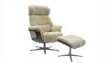 Kawola Relaxsessel, Beige, Metall, 1-Sitzer, F&uuml;llung: Schaumstoff, 83x110x89...