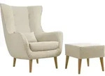 Mirjan24 Sessel, Natur, Holz, Buche, 1-Sitzer, 80x106x95 cm, Wohnzimmer, Sessel,