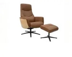 Kawola Relaxsessel, Braun, Metall, 1-Sitzer, F&uuml;llung: Schaumstoff, 75x108x86...