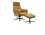 Kawola Relaxsessel, Kastanien, Metall, 1-Sitzer, F&uuml;llung: Schaumstoff,...