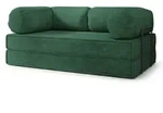 Masseno Bettsofa, Gr&uuml;n, Textil, 3-Sitzer, 170x68x80 cm, Wohnzimmer, Sofas &...